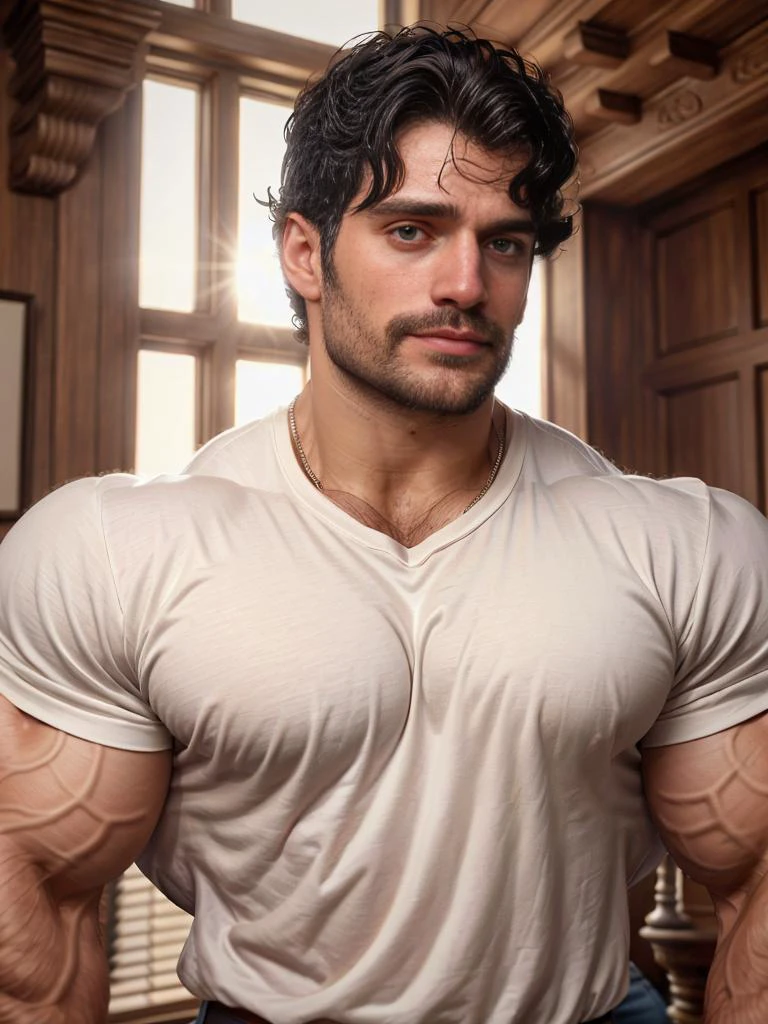 full shot, realistic, professional photo 4k, high resolution, high detail, wearing loose t-shirt
<lora:henrycavill_30030:1.0> henrycavill person, hcavi69, hecavill, (dominant alpha:1.5) <lora:polyhedron_men_eyes:0.25> eyes
