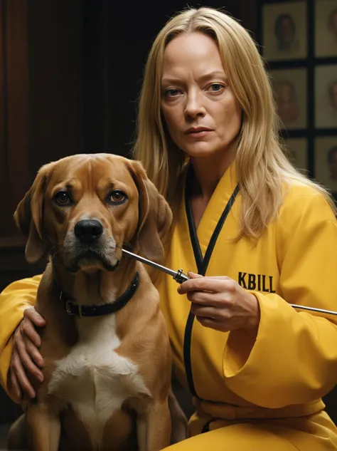 snoop dog in a "Kill Bill" film. Ultra hd, high res photo, portrait photo, Annie Liebovitz, ultra realistic, 8k, detailed