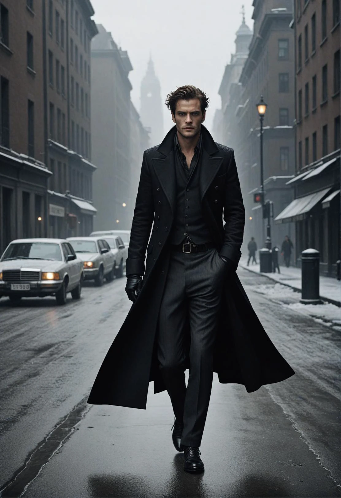 ,icy,cityscape,matador, low key lighting,Stately,12k resolution,Imperceptible detail,2k resolution,mannerism,synthetism,HD,photo by Peter Lindbergh
