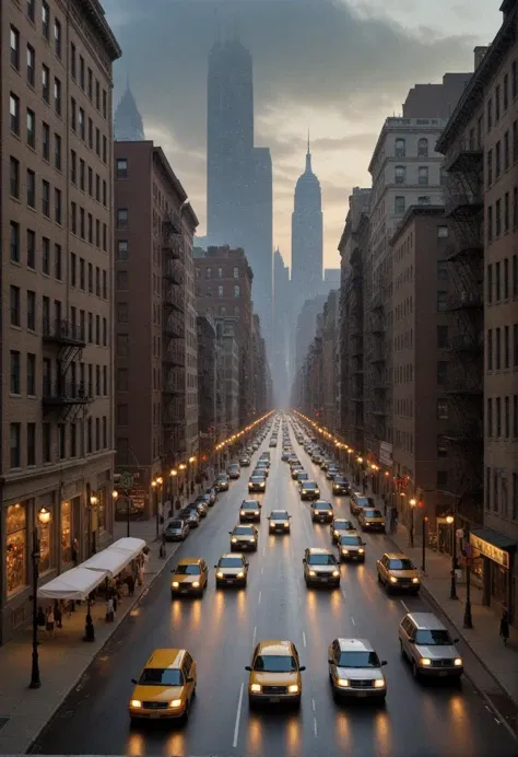 ,ghastly,cityscape, dramatic lighting,Precious,old,2k resolution,american impressionism,les nabis,HD,photo by Martin Schoeller