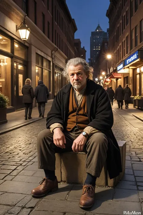 sitting,cityscape, Rembrandt lighting,Complicated,each,16k resolution,hyperrealism,symbolism,HDR,photo by Mark Mann