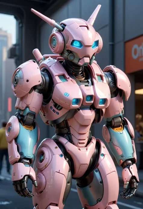 <lora:RMSDXL_Creative:2.5> Bunny wearing a future mech, pixar, pastel color, natural and realistic lighting and shading, hq, ultra detail, 3D render, C4D, octane render, ray tracing, 8k <lora:RMSDXL_Creative:2.5>