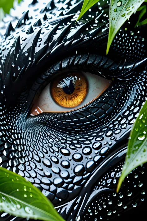 RAW, ((((masterpiece)), photorealistic)), professionally detailed, ultra-high detail, sharp, insanely detailed, hyperrealism, 

orangeblack,


close-up,eyes_focus,eye close-up,dragon,hiding in the leaves,black dragon,shiny scales,((rain)),zazie rainyday, (((masterpiece))),(best quality),((ultra-detailed)),beautiful eyes,macro shot,colorful details,natural lighting, amazing composition,subsurface scattering,velus hairs,amazing textures,filmic,soft light,






<lora:xl_more_art-full_v1:0.3>, <lora:AetherPunkAIv2:0.9>, aetherpunkai, <lora:WowifierXL-V2:0.8>, <lora:orangeblack:1.2>, <lora:ReaLora:0.7>, <lora:RMSDXL_Enhance:2>, <lora:RMSDXL_Photo:0.8>, <lora:psychedelicai-SDXL-V2-000008:1>, <lora:EnvyBetterHiresFixXL01:0:hr=1>, <lora:MJ52_XL:0.6>, <lora:add-detail-xl:1.5>, <lora:DetailedEyes_V3:1.2>, <lora:PerfectEyesXL:1.0>,