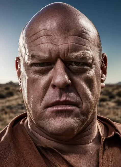 <lora:hank:1> (masterpiece, award winning, best quality) Dean Noris as Hank Schrader, 1man, professional photography, high resolution, 8k, detailed photo, hyperealistic, ultrasharp