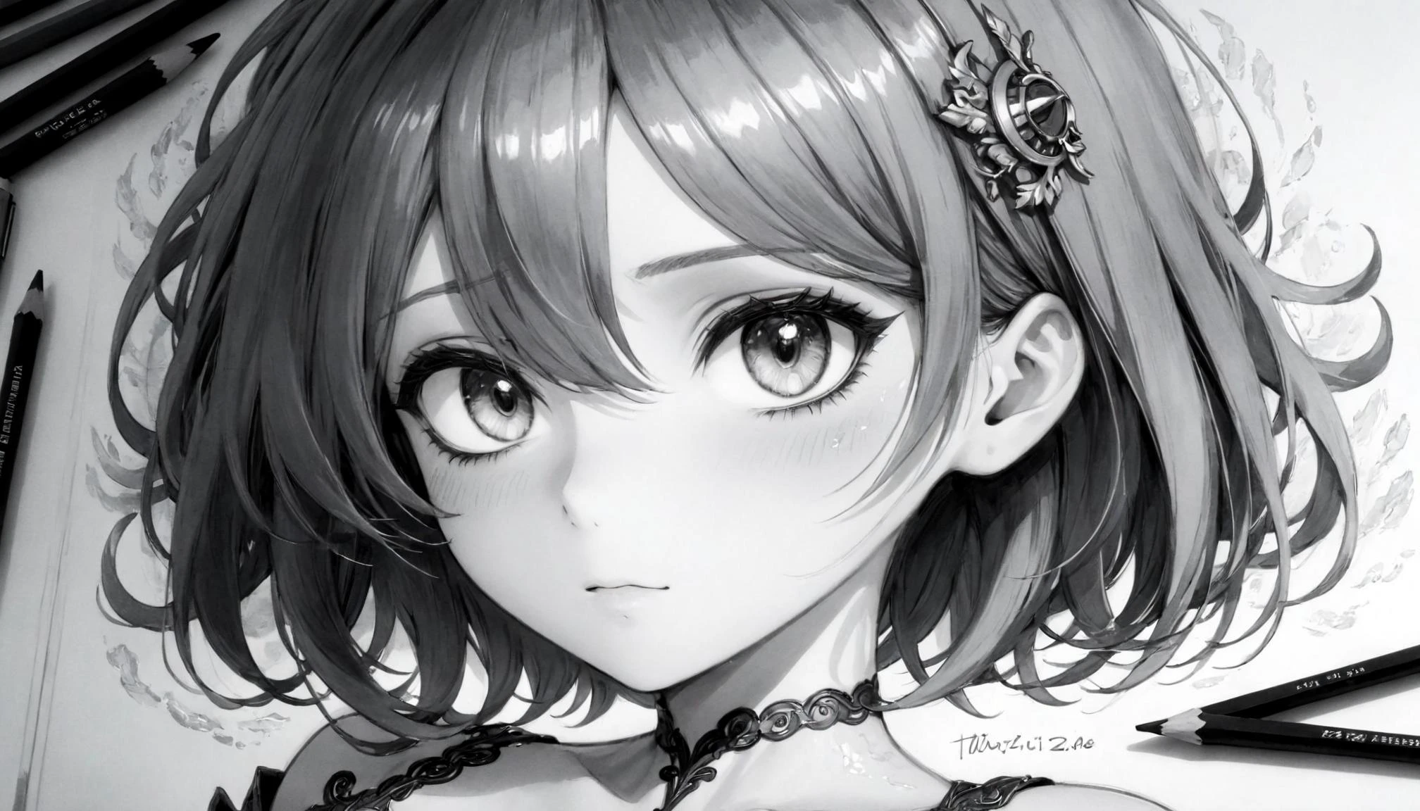 <lora:Anime_Sketch_SDXL:0.5>, (Pencil_Sketch:1.2, messy lines, greyscale, traditional media, sketch),, unfinished, hatching (texture) , 1girl , <lora:emmaa-XL-redo-mini:0.5>, ohwx woman, a supernatural war between good and evil, very thin waist, <lora:SDXL_MassiveCowsLoRA_v1:0.1> breasts, cleavage, slim body,, (8k, masterpiece, best quality, ultra-detailed), (an extremely delicate and beautiful)kawaii, cute, very big eyes, Aesthetic Anime Eyes, small face, large breasts, cinematic lighting, , Intricate, High Detail, Sharp focus, dramatic, masterpiece, best quality, ultra-detailed,