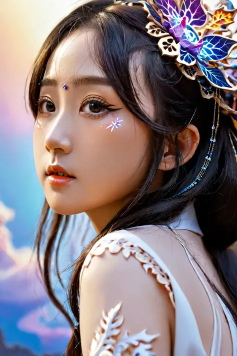 official art, highest details, beautiful and aesthetic, fractal art, colorful, photorealistic,
masterpiece, best quality, 1girl, <lora:kwFemale_Beta40-SDXL_v1:1>, chinese, waifu