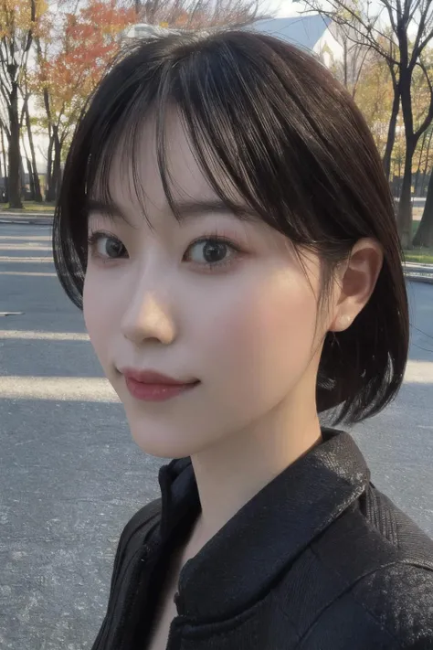 8k, masterpiece, best quality, ultra high res, ultra detailed, realistic, (photorealistic:1.4), a candid photo of iocos69), beautiful day, <lora:iocos69-15:1>