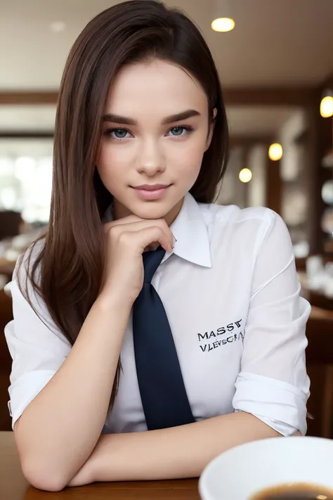 S271_NanaRuskevych, (masterpiece), (best quality), (realistic), Nikon RAW photo, Fujifilm XT3, beautiful 19yo,
student_uniform,
sitting,
tight_white_shirt, large_breasts,
facing_viewer, big_smile,
(ultra detailed), 8k, 4k, intricate, upper_body, (detailed_face, detailed_eyes:1.2), best lighting, cafe, table,
(necktie:1.1),