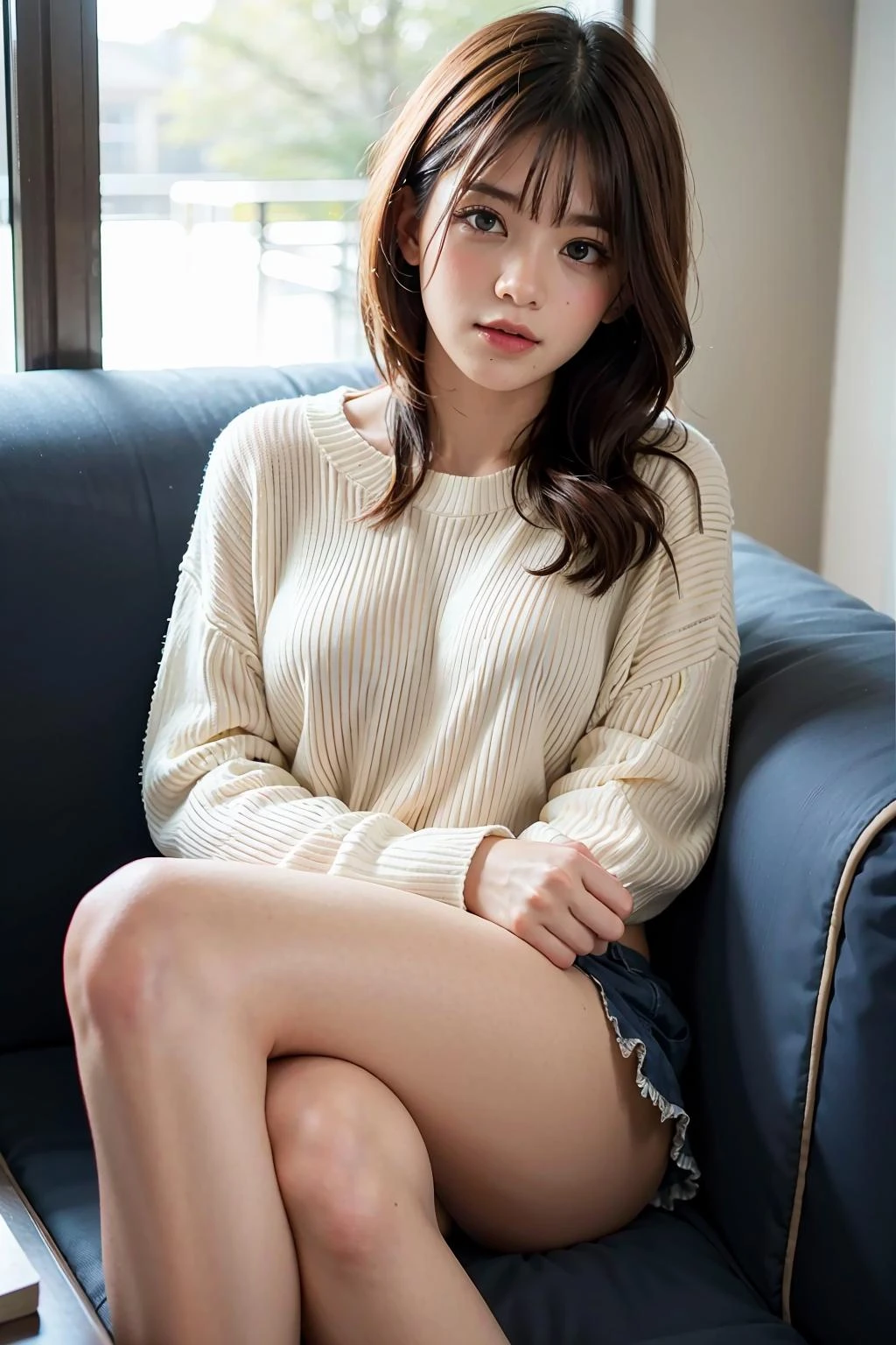 1girl,sitting on a cozy couch,crossing legs,soft light
<lora:WeeBNK48-02:1>