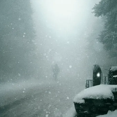 classicnegative photo, snow, fantasy, 1970s dark fantasy movie, haze, halation, bloom, dramatic atmosphere, centred, rule of thirds