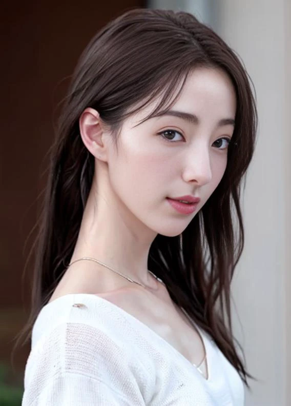 ((Best Quality, 8K, Masterpiece: 1.3)), (sweet_ta:1.3), Focus: 1.2, Perfect Body Beauty: 1.4, Buttocks: 1.2, (Layered Haircut: 1.2)), (Dark Street: 1.3), Highly detailed face and skin texture, Fine eyes, Double eyelids, whitening skin, long hair, (round face: 1.5),
