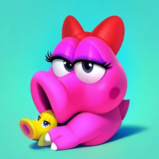 (by qupostuv35:0.5), <lora:Birdo-10:1>, Birdo, <lora:weepinbell:0.3>, weepinbell