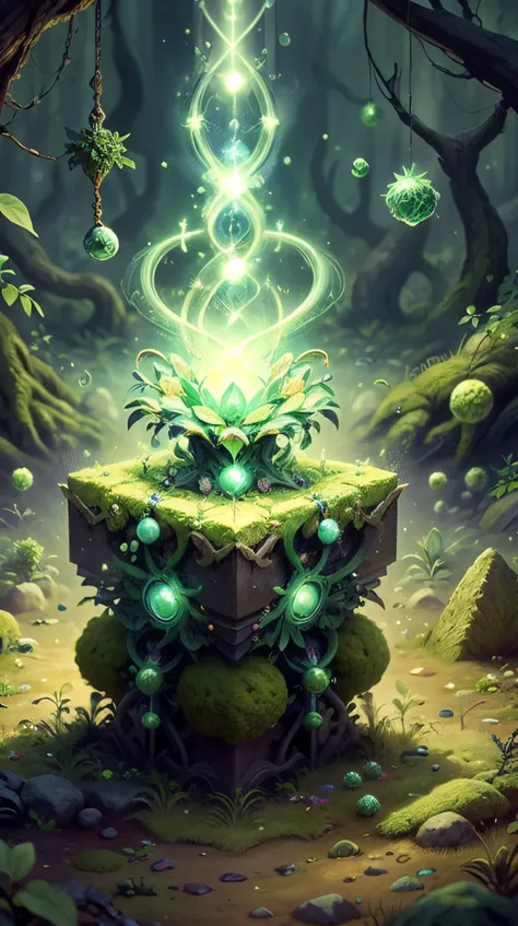 naturemagic Sponge magical energy morphing, synthesis, fantasy <lora:NatureMagic-20:0.8>