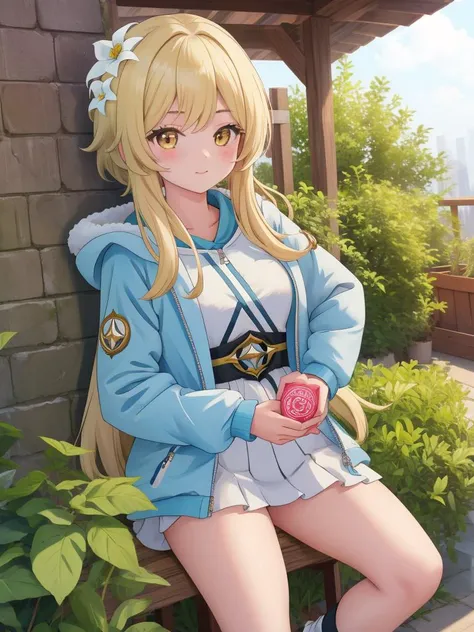 <lora:ying1.5-000005:1>, ying girl,fleece jacket, masterpiece, best quality,