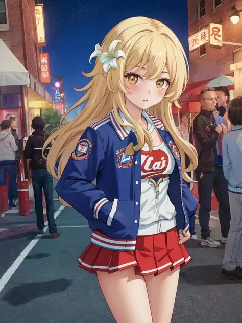 <lora:ying1.5-000005:1>,ying girl,letterman jacket,, masterpiece, best quality,