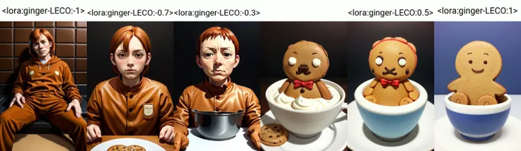 <lora:ginger-LECO:-1> ,ginger, gingerbread man, no_humans, cookie, food focus, cookie, cookie, aged_up