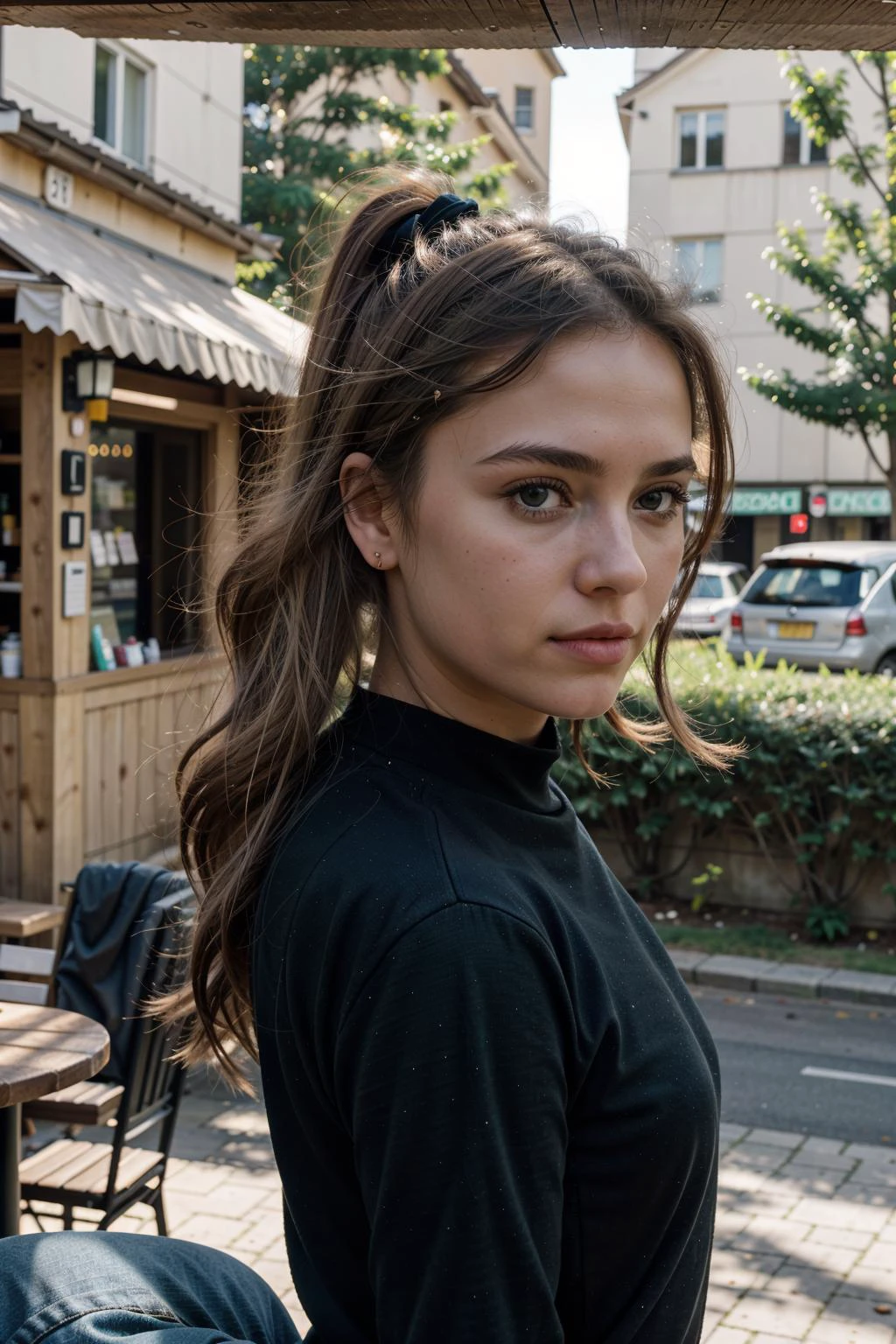 (cute photo|large format photo|polaroid photo:1.05) of a beautiful European girl, 23 years old, natural green eyes, blonde, ponytail long hair, with small ears and fair skin, BREAK dressed casually with a (black dress|red dress|green t-shirt and jeans:1.05), (head shot framing|full body framing|close up on face framing|upper body framing:1.05), (in winter on a park|on a street in a village|on a table in a modern dining room|on the bed:1.05), BREAK with hard light|at golden hour|neon lighting|under natural lighting, shot on (GoPro Hero|Hasselblad X1D II:1.05) , <lora:lcm-lora-sd15:0.85>