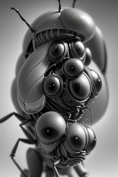 photo realistic, baby food ad, insect human newborn, cute, deformed, advertisement, compound eyes, antenna, mandible, photograph, grain, detailed, high contrast,Ansel Adams style <lora:baby_face_v1:.1>,<lora:QYPTOXMACR0:.2>, <lora:ColorSem01:.02>