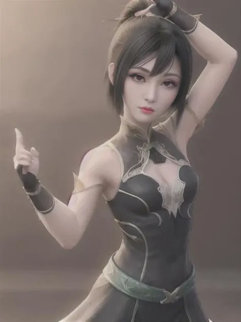 xuner is dancing,8K,detail face,clean background <lora:xuner-000005:0.6>