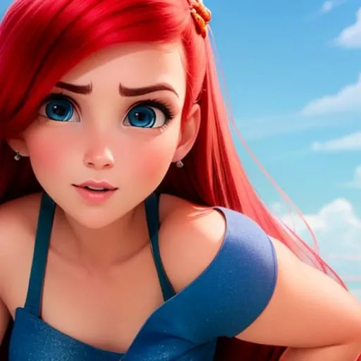 <lora:Ariel1:0.6>, xyzariel, 1girl