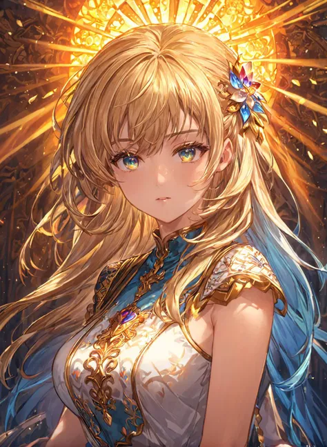 (masterpiece, highest quality), intricate details, 8K, art station, wallpaper, official art, head band, sharp focus,, 1 girl,perfect finger