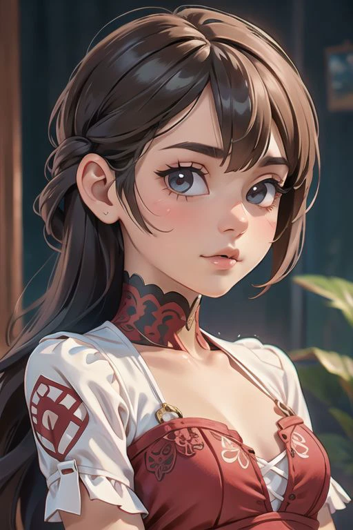 1girl, relaxing , intricate details, small waist, ((beautiful face)),(((best quality, masterpiece))),(((realistic)))