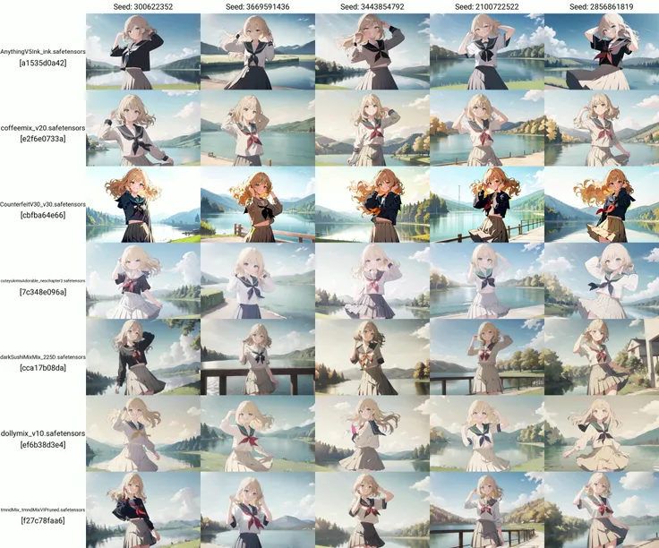 (best quality, masterpiece:1.4), (realistic:1.2), (ultra_highres), (ultra-detailed), (detailed background:1.3), forest, 1woman, detailed clothing texture, (long pink ponytail:1.2), silver top, silver skirt, (pink arm armor:1.1), <lora:ariana_fortnite:0.4>