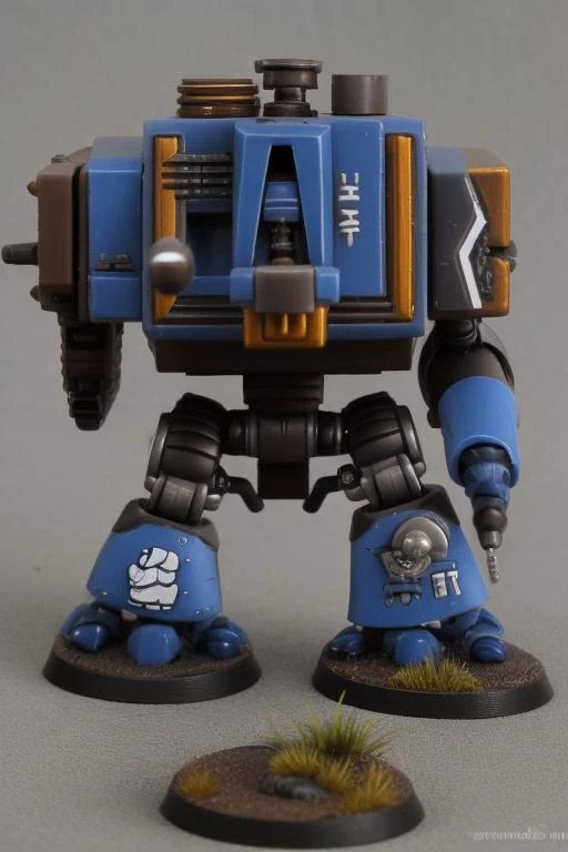 drdnght, robot, on the battlefield, under heavy fire, realistic, highly detailed, cinematic,
<lora:Space_Marine_Dreadnought_-_Warhammer_40000:1>