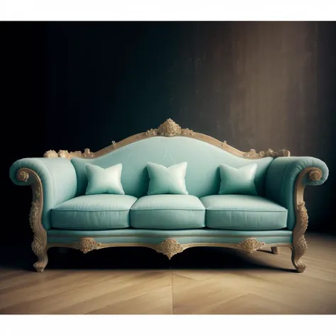 a jadecarvingcd-sofa, solo, <lora:jadecarvingcd-000006:0.95>, no humans, high quality, masterpiece, realistic, photorealistic, long-focus, indoors