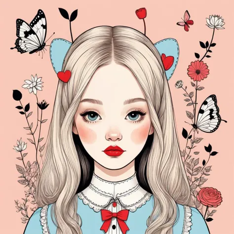 line art drawing (art by Esteban Vicente:0.9) , Digital art, 1990'S (1girl:1.3), kawaii alice in wonderland (art by Amy Earles ) absurdres, highres, ultra detailed, bold contrasts, flat colors, modern aesthetic, Sketched, Suffering, F/5, Unsplash
<lora:add-detail-xl:1.2> <lora:StillXL_Adam8bit_V05:0.5> . professional, sleek, modern, minimalist, graphic, line art, (vector graphics:0.7)