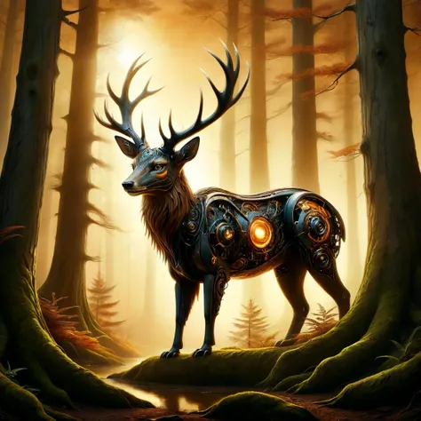 highly detailed, award-winning photography, (High Dynamic Range:1.4),
Electronics defining a creature of the forest.
airbrush painting.
Atmospheric, beautiful, warm hues, warm tones, rustic.
BREAK
<lora:dvr-tldr:0.8> dvr-tldr