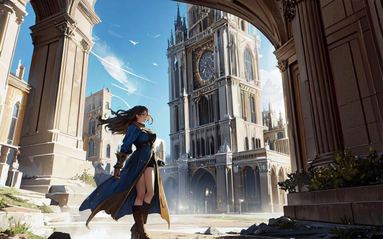 (clothed, masterpiece, wide angle, cinematic establishing shot, young adult european woman, highly detailed background:1.2), volumetric lighting, subsurface scattering, dynamic pose, (special effects, color grading, fantasy aura), (Elemental Geomancer:1.4), (Medium Covered :0.81), Rock formations, earthy robes, geomantic symbols, stone guardians