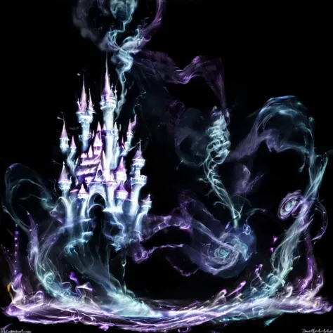The Castle of Shadows, <lora:add_detail:1> extremely detailed, <lora:Voidmagic_XL_version-000014:0.8> donmv01dfm4g1c3xl, swirling magic <lora:magik_smoke_v1.1:1> smoke