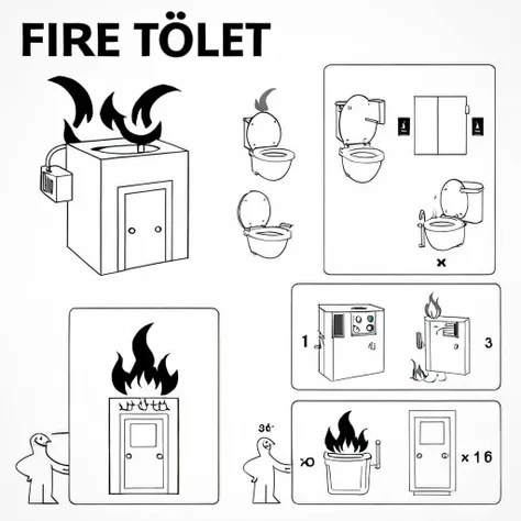 fire toilet,<lora:ikea_instructions_xl_v1_5:1>