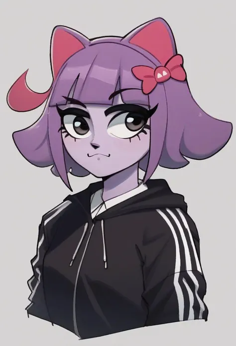 score_9, score_8_up, score_7_up,<lora:xl_more_art-full_v1:0.8>,<lora:add-detail-xl:1>
BREAK
<lora:concept:1>conceptart, 1girl, adidas suit,
masunya, masyunya (vkontakte), masyunya /(vkontakte/), cat ears, purple skin color, hair bow, (purple hair color:1.1), <lora:masunya-masyunya_ponyXL_v1:0.8>