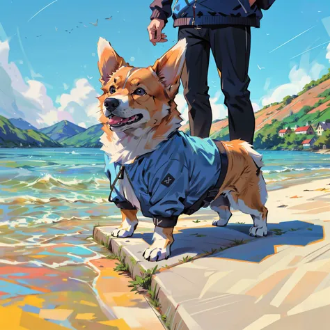 corgi style by snatti, PIXIV, cute, adorable,
composition, (masterpiece), top quality, best quality, (absurdres), deep focus, intricate details, high quality, ultra high res, 8k, UHD, HD <lora:corgi style by snatti_20231101164707-000014:0.8> <lora:add_detail:0.4>