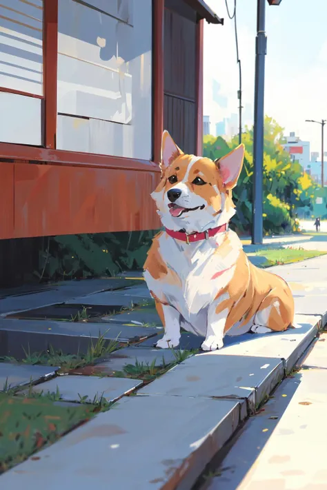 (masterpiece:1.2), best quality,PIXIV, corgi style by snatti,
dog, no humans,
<lora:corgi style by_20231101164707-000014:0.7>