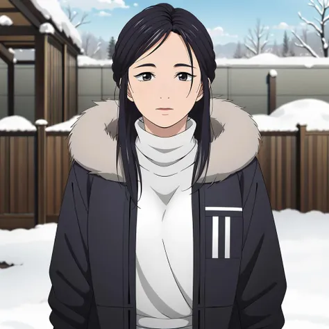 masterpiece,highres,high quality,extremely detailed,solo,
<lora:UsakoKurashiki001:0.7>,
UsakoKurashiki,1woman,
longhair,
winter_clothes,with fur,