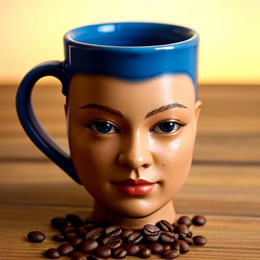 (masterpiece, best quality, detailed:1.5), coffee, mug