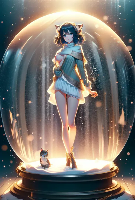 Snow Globe,<lora:СнежнÑй ÑÐ°Ñ Ð½Ð¾Ð²Ð¾Ð³Ð¾Ð´Ð½Ð¸Ð¹(Snow Globe):1.1>, <lora:ÐоÑка-девоÑка из Ñок ÑоÑ(cyan, animal ears, cat ears,tail,blue eyes,black hair,curly hair):0.7>, yan, animal ears, cat ears,tail,blue eyes,black hair,curly hair, 1girl in full growth, best quality, masterpiece, ultra-detailed, high quality, perfect nose, highly detailed skin, warm skin tone, defiance512, RAW photo, best quality, high resolution, (masterpiece), dreamlike, dreamy, modelshoot style, analog style, tonemapping, photorealistic, professional photography, sharp focus, HDR, 8K resolution, intricate detail, sophisticated detail, hyper detailed, (depth of field), highlight and shadow, volumetric lighting, cinematic bloom, professional light, looking at viewer, blotchy,, Best Boobs, (((nipples))), (((pussy))), (takes off clothes), <lora:ÐÑомежноÑÑÑ ÐºÐ¸Ñка(Pussy):0.5>