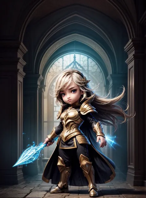 masterpiece, best quality, shiny skin, insanely complex, detailed skin texture, detailed armor texture, beautiful detailed face, intricate details, ultra detailed, high angle shot, 8k wallpaper, best shadow, delicate, RAW, light particles, ultra high res, 8k uhd, film grain, dramatic, moody lighting, rim lighting, side lighting, cinematic light,
BREAK
((full body)), ((perfect anatomy)), 1girl, ((chibi)), ((dynamic pose)), medium breast, beautiful and aesthetic, cape, <lora:maplestory_2_ver1:1>
BREAK
god rays, expansive, mythical, magical, fantasy forest and iconic background, <lora:add_detail:1>