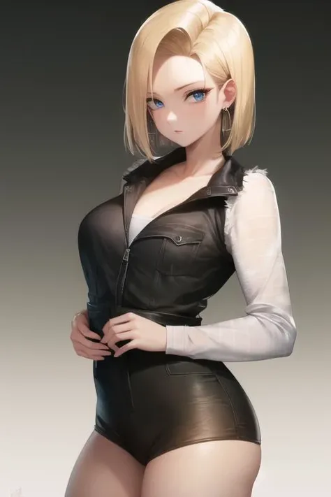 a 28 yo woman, blonde, (hi-top fade:1.3), dark theme, soothing tones, muted colors, high contrast, (natural skin texture, hyperrealism, soft light, sharp) picture the iconic character Android 18 from Dragon Ball Z anime, sleek and aesthetic physique, sexy body, bob cut hair, icy blue eyes depict her depicted wearing a sleek and stylish outfit. Her attire consists of a form-fitting, sleeveless black top that exposes her midriff, emphasizing her athletic physique. She pairs this top with a pair of skin-tight, navy blue leggings or pants that extend down to her ankles. These pants are often accented with a white belt, adding a touch of contrast to her ensemble.
Negative prompt: easynegative, ng_deepnegative_v1_75t, (worst quality:2), (low quality:2), (normal quality:2), lowres, bad anatomy, bad hands, normal quality, ((monochrome)), ((grayscale)), ((watermark))
Steps: 28, Sampler: DPM++ SDE Karras, CFG scale: 5.0, Seed: 1033948353, Size: 512x768, Model: toonyou_beta3, VAE: vae-ft-mse-840000-ema-pruned.ckpt, Denoising strength: 0.5, Clip skip: 2, Hires resize: 1024x1536, Hires upscaler: None, TI hashes: "easynegative, ng_deepnegative_v1_75t", Version: v1.6.0.8-v3-2-g9930b53
Used Embeddings: "easynegative, ng_deepnegative_v1_75t"