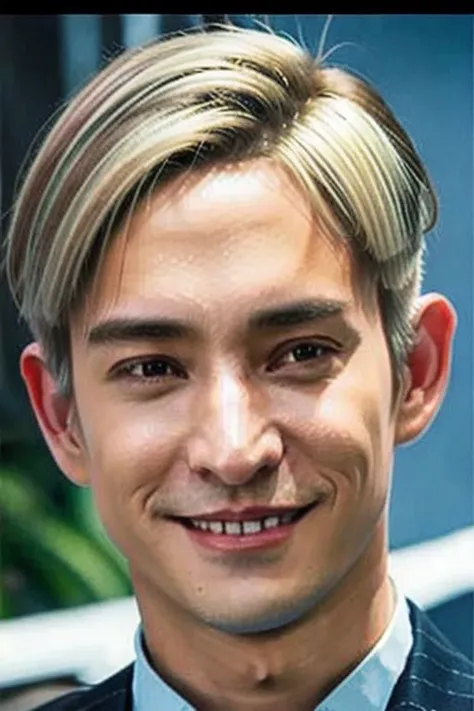 ((((1boy , medium shot, light blonde short hair color :1.5)))),(8k, RAW photo, best quality, masterpiece:1.2), (realistic, photo-realistic:1.4), (extremely detailed CG unity 8k wallpaper) , (( smile close up shot portrait of a charming Horsen posing for shang yoon magazine in light blue, in the style of deconstructed tailoring, close up, rounded, precisionist, limited color range, duckcore, celestial :1.4)),((super biggest muscle chest )), ((muscular arms and a broad chest, strong, athletic, muscle:1.3 )), hyper detailed, soft lighting, strong backlight, beautiful lighting , hyperreal, front shot, ((random photorealistic full pose :1.3)),(day scene:1.2) 4k, cinematic, widescreen, zoom out, intricate detail, finely detailed, hyper detailed, insane details, centered, epic composition, smooth, extreamly realistic, cenematic, attractive beautiful, hyper realistic, photographed by Canon EOS 6D Mark II RF