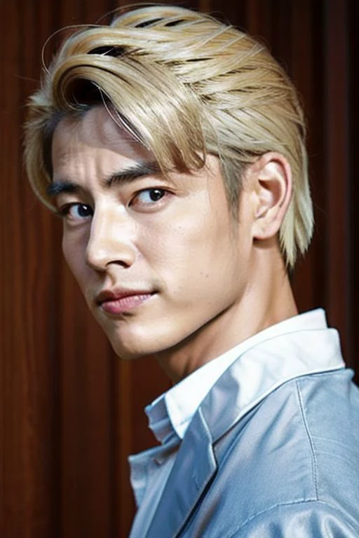 ((((1boy , medium shot, light blonde hair color :1.5)))),(8k, RAW photo, best quality, masterpiece:1.2), (realistic, photo-realistic:1.4), (extremely detailed CG unity 8k wallpaper) , (( close up shot portrait of a charming Horsen posing for shang yoon magazine in light blue, in the style of deconstructed tailoring, close up, rounded, precisionist, limited color range, duckcore, celestial :1.4)),((super biggest muscle chest )), ((muscular arms and a broad chest, strong, athletic, muscle:1.3 )), hyper detailed, soft lighting, strong backlight, beautiful lighting , hyperreal, front shot, ((random photorealistic full pose :1.3)),(day scene:1.2) 4k, cinematic, widescreen, zoom out, intricate detail, finely detailed, hyper detailed, insane details, centered, epic composition, smooth, extreamly realistic, cenematic, attractive beautiful, hyper realistic, photographed by Canon EOS 6D Mark II RF