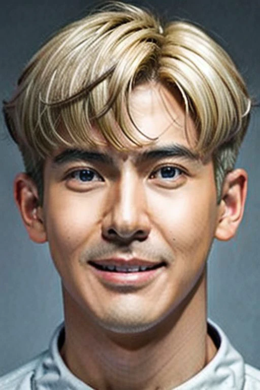 ((((1boy ,Face facing lef, medium shot, light blonde short hair  color :1.5)))),(8k, RAW photo, best quality, masterpiece:1.2), (realistic, photo-realistic:1.4), (extremely detailed CG unity 8k wallpaper) , ((  smile close up shot portrait of a charming Horsen posing for shang yoon magazine in light blue, in the style of deconstructed tailoring, close up, rounded, precisionist, limited color range, duckcore, celestial :1.4)),((super biggest muscle chest )), ((muscular arms and a broad chest, strong, athletic, muscle:1.3 )), hyper detailed, soft lighting, strong backlight, beautiful lighting , hyperreal, front shot, ((random photorealistic full pose :1.3)),(day scene:1.2) 4k, cinematic, widescreen, zoom out, intricate detail, finely detailed, hyper detailed, insane details, centered, epic composition, smooth, extreamly realistic, cenematic, attractive beautiful, hyper realistic, photographed by Canon EOS 6D Mark II RF