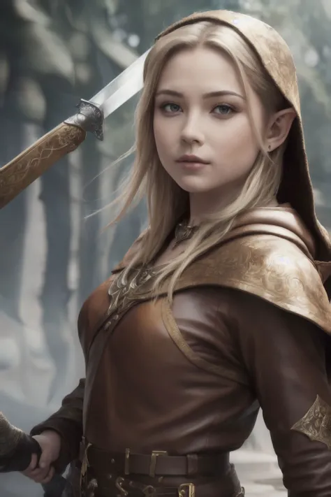 1girl, solo, realistic,( photorealistic:1.4), best quality, female elf ranger, leather outfit, elf-sword, action, hooded cloak, jewelry, accessories, middle earth, intricate, elegant, highly detailed, artstation, character, smooth, sharp focus, 8k, dynamic action, dynamic move, dynamic pose,
<lora:mergeV6:0.65>