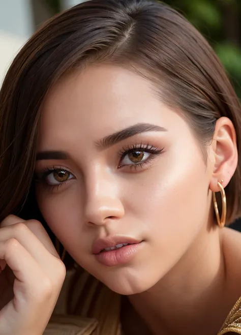detailed eyes, (highly detailed skin:1.2), (realistic lighting:1.1), (realistic shadows:1.1), ((best quality)), (detailed), 8k uhd, Nikon 70d, ISO200, F/2.8, 1/25sec, 70mm,
<lyco:isabelmoner_lycoris_01-000003:0.8>, isabelmoner-smf, 1girl, solo, jewelry, earrings, brown eyes, brown hair, realistic, long sleeves, lips, parted lips, short hair