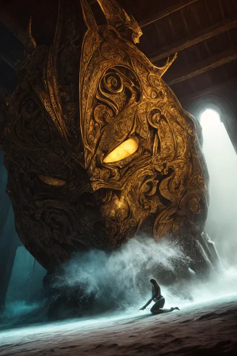 anthropomorphic fem incredible creature from the Mariana Trench, ultramarine hair and gold eyes, ultra realistic, photography hyper realistic and hyper detailed, hyper emotional, epic underwater lighting, 32k UHD resolution, style expressive, epic background, nature, full shot, symmetrical, Greg Rutkowski, Charlie Bowater, Beeple, Unreal 5, hyperrealistic, dynamic lighting, fantasy art
Atlast, the titan, holding earth kneeling, Atlas Mythology, Atlas holding up the world, ancient mystical, kneeling on one knee, earth on back, muscular, huge earth, poster art,
fantasy, black background, cinematic, absurdres, high contrast, dark, shadows, beautiful, loincloth, Greek God Olympus,
Decadent, elegant, struggling, lifting earth,, photorealistic, photograph, photo, dlsr, FujiFilm, extremely high detail, (volumetric lighting), (dynamic lighting), godrays, Rembrandt lighting, real shadows, intricate detail