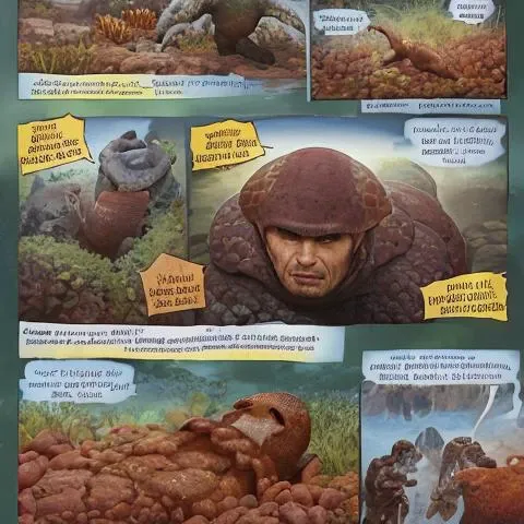 Cryptobranchus alleganiensis comic, hellbender, illustrated by rotten tomatoes, dark horse comics
