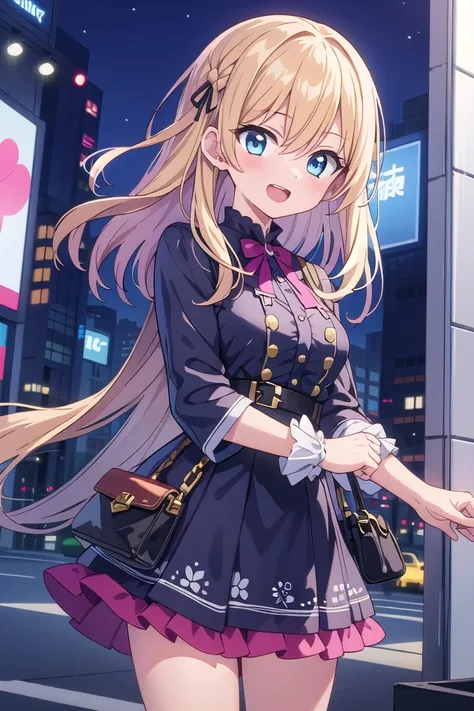 insanely detailed, absurdres, ultra-highres, ultra-detailed, best quality,
1girl, solo, nice hands, perfect hands
BREAK
harajuku-style coordinate
, (nsfw:-1.5)
BREAK
happy smile, laugh, open mouth
BREAK
from below,
standing, cowboy shot, looking at viewer
BREAK
slender, kawaii, perfect symmetrical face, ultra cute girl, ultra cute face, ultra detailed eyes, ultra detailed hair, ultra cute, ultra beautiful
BREAK
in street, cityscape in harajuku, depth of field, ultra detailed background
BREAK
medium breasts
BREAK
blonde hair, blue eyes, hime cut, hair between eyes